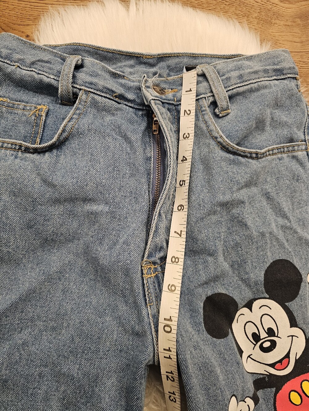 Vintage High Rise Mickey Mouse Jeans - Picture 4 of 8